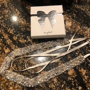 Sara Gabriel bridal Headband Belt
